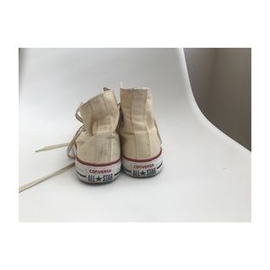 Cream Colored Converse